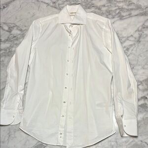 Men's Classic White Dress Shirt